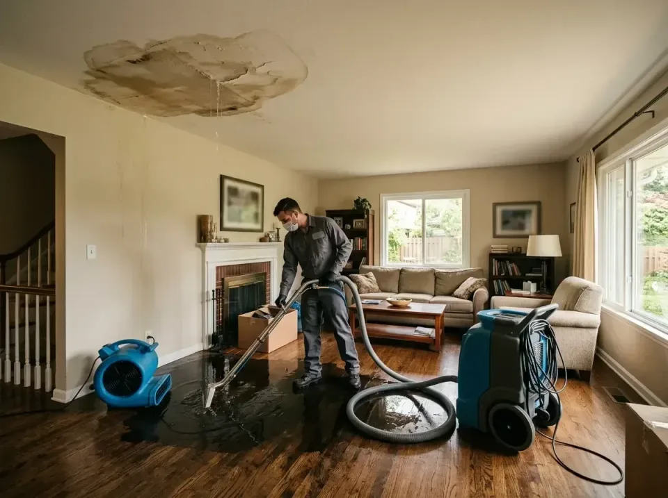 attic-pipe-burst-ceiling-drip-008 — frequently asked questions, Water Damage Restoration & Carpet Care in Boise, ID